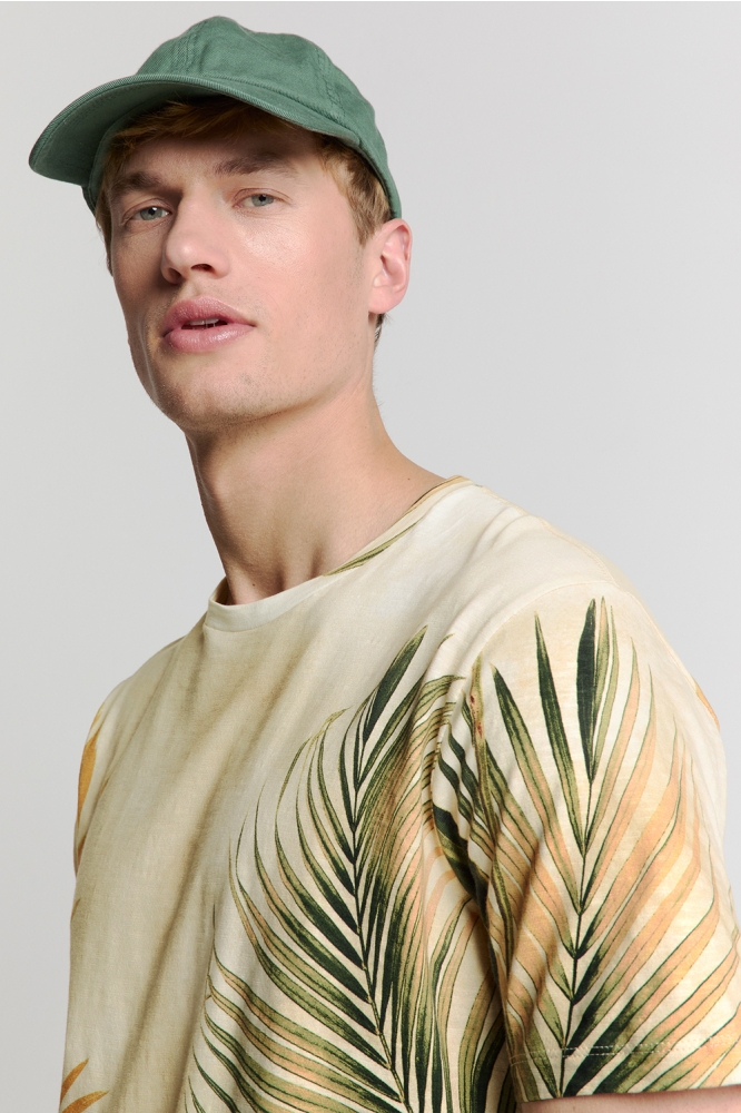GEDRUKT CREWNECK T SHIRT 28350416 015 SAND